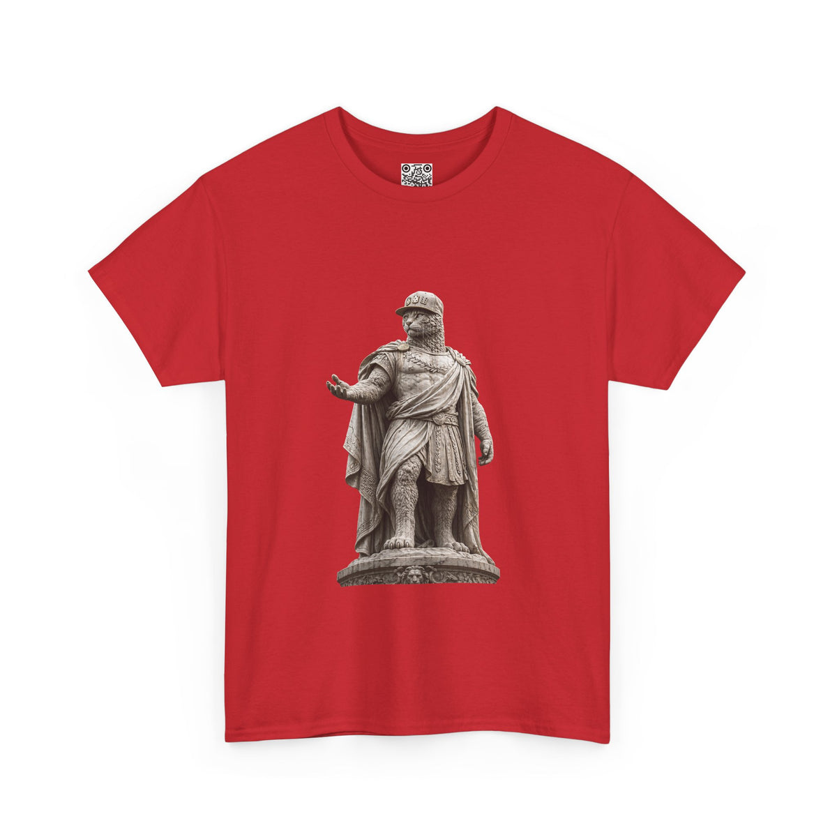 El Tigre Imperium Sovereign T-Shirt — Roman Marble Ruler Cat Graphic | 456 Headcrack