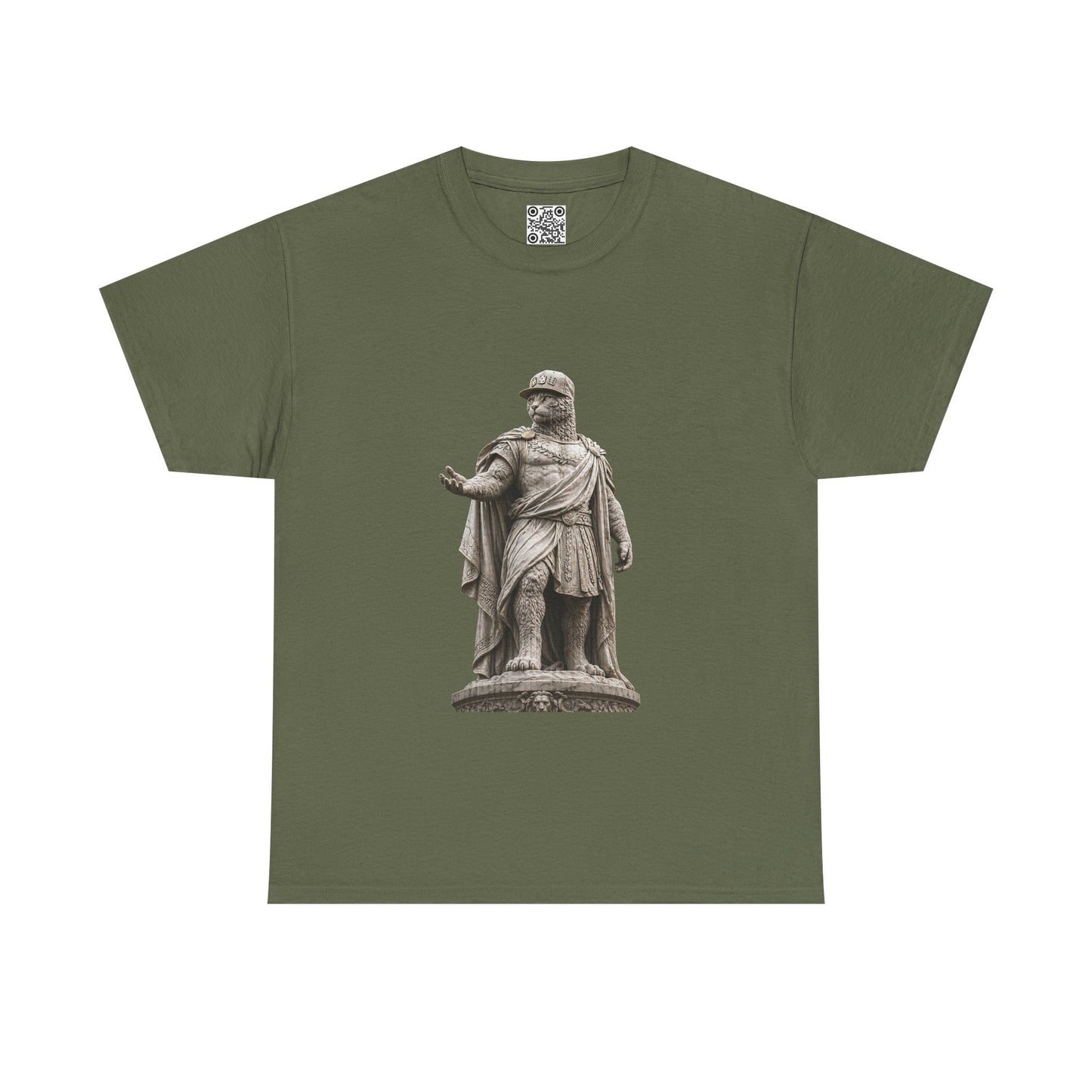 El Tigre Imperium Sovereign T-Shirt — Roman Marble Ruler Cat Graphic | 456 Headcrack