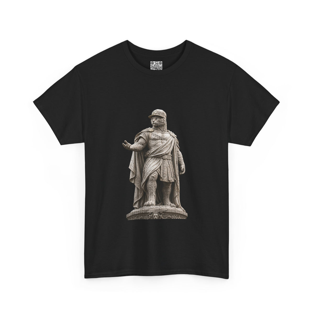 El Tigre Imperium Sovereign T-Shirt — Roman Marble Ruler Cat Graphic | 456 Headcrack