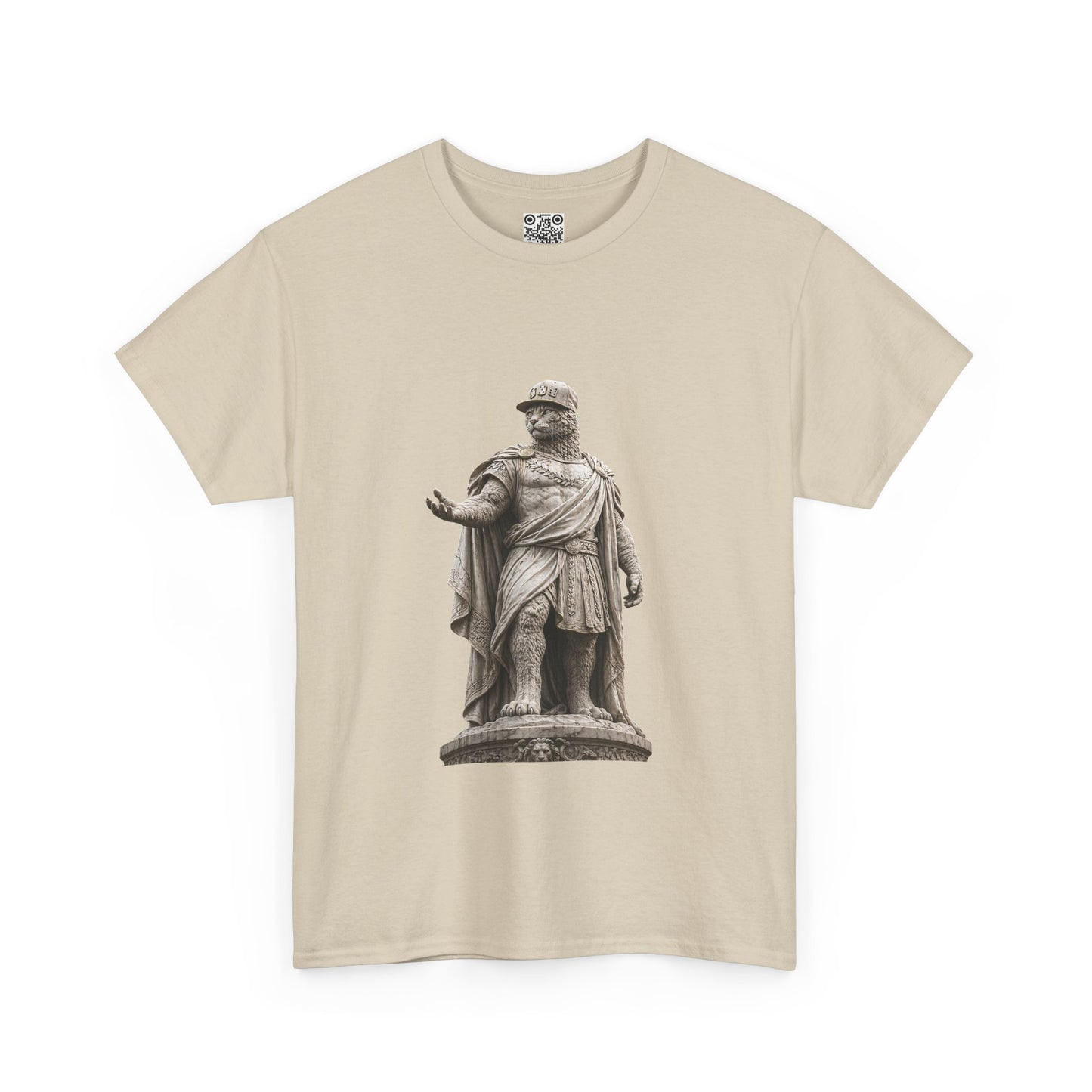 El Tigre Imperium Sovereign T-Shirt — Roman Marble Ruler Cat Graphic | 456 Headcrack