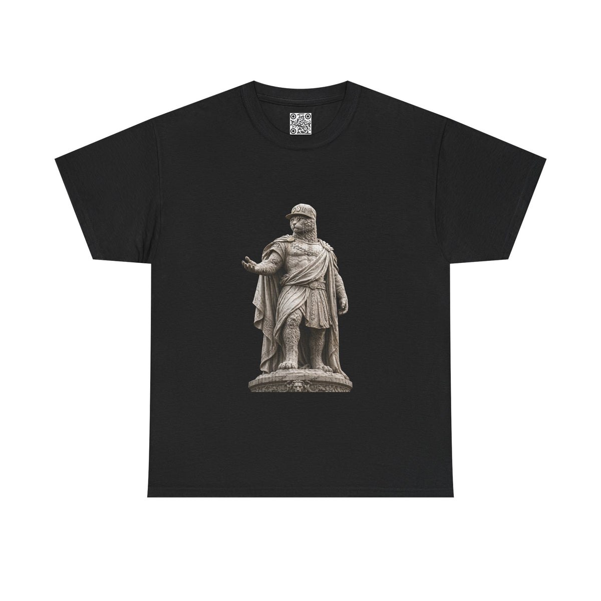 El Tigre Imperium Sovereign T-Shirt — Roman Marble Ruler Cat Graphic | 456 Headcrack