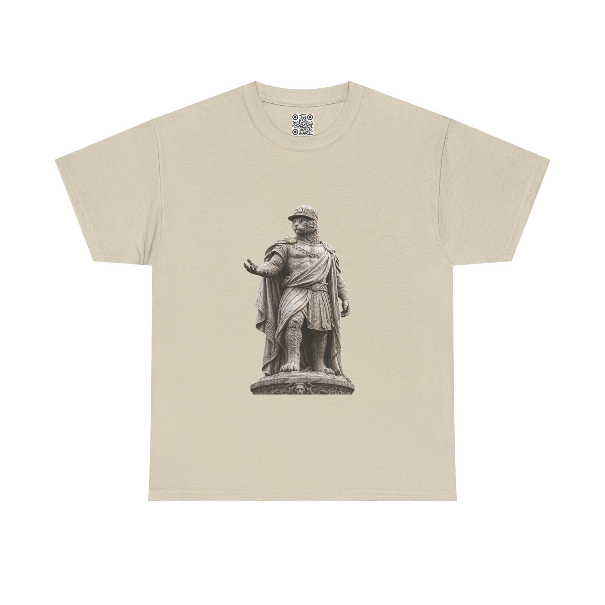 El Tigre Imperium Sovereign T-Shirt — Roman Marble Ruler Cat Graphic | 456 Headcrack