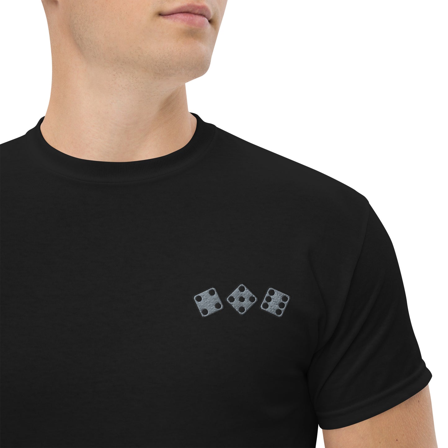 456 DICED OUT - ORIGINAL T-SHIRT BLACK EMB GREY
