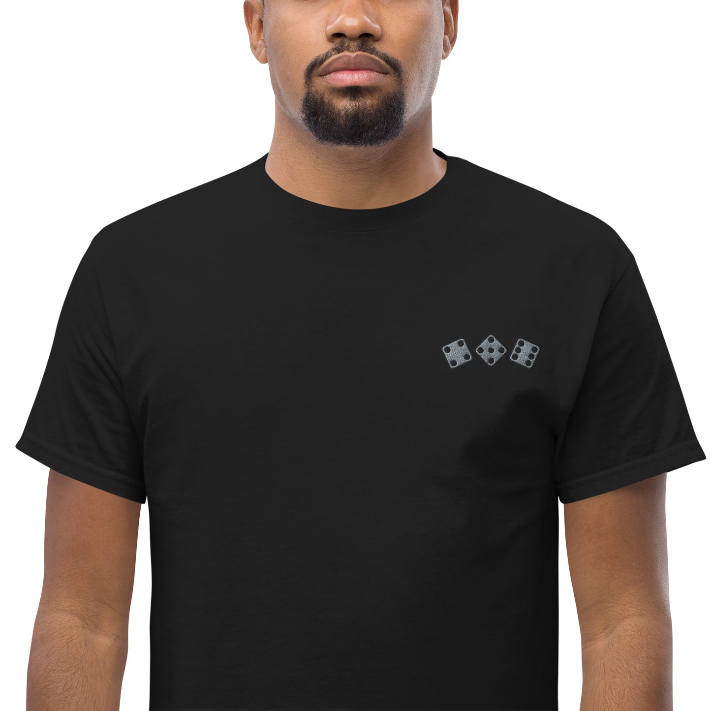 456 DICED OUT - ORIGINAL T-SHIRT BLACK EMB GREY